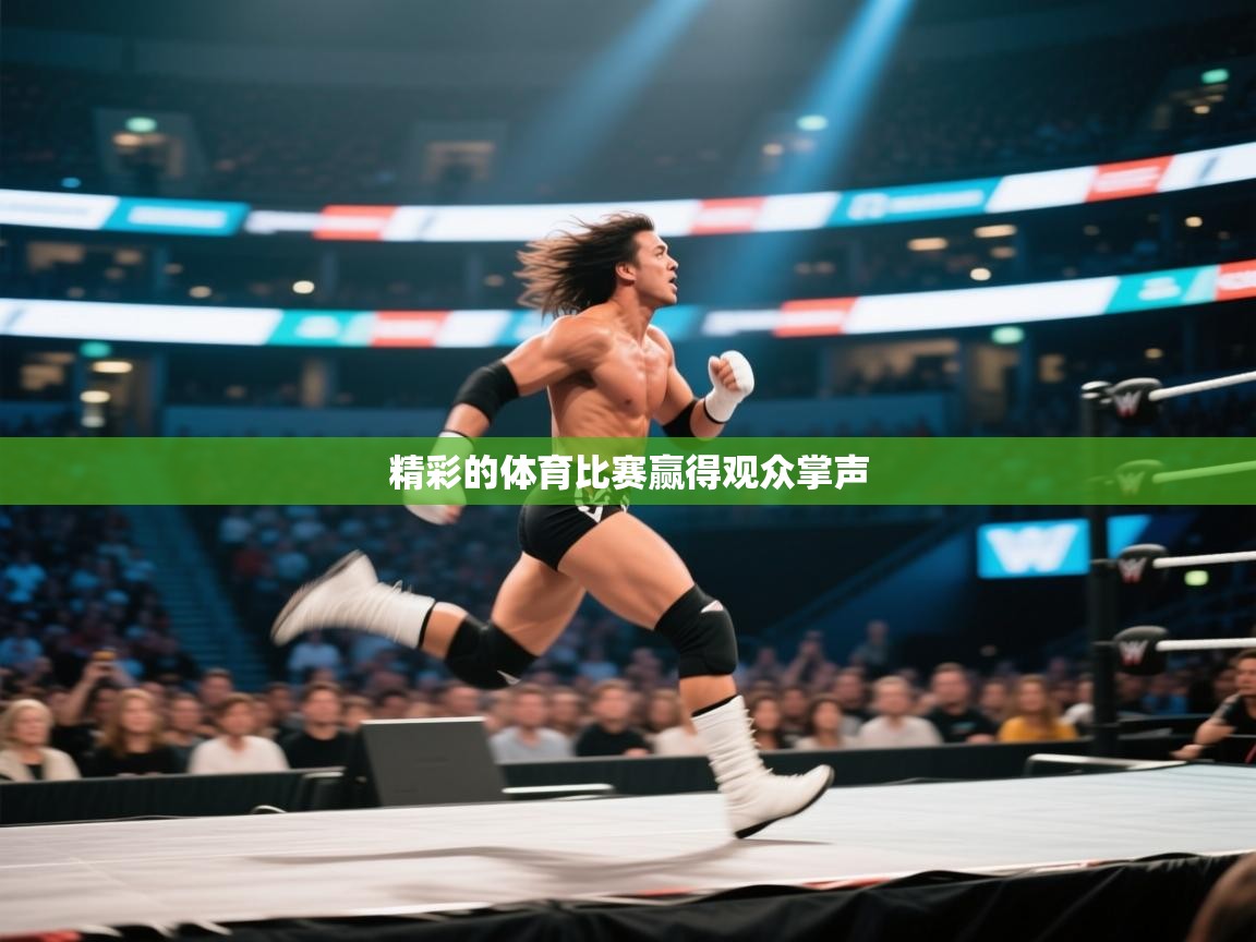 精彩的体育比赛赢得观众掌声