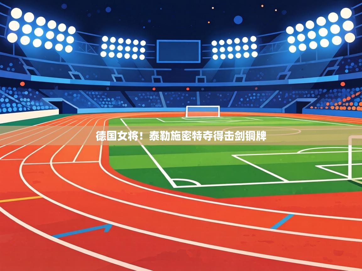 德国女将！泰勒施密特夺得击剑铜牌